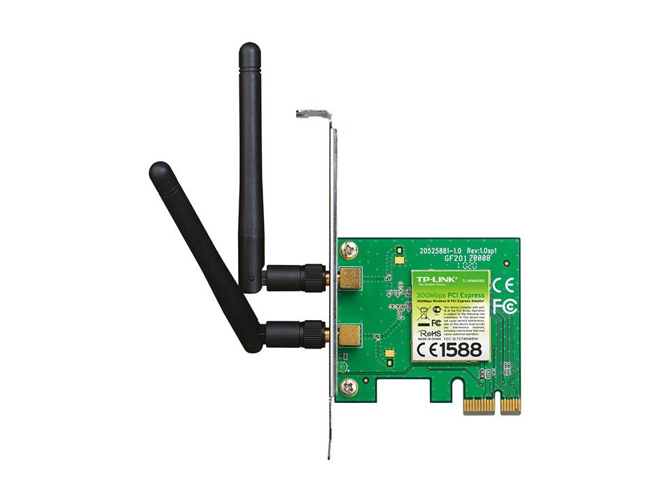 organic disk Distant Placa WiFi PCI-E 300 Mbps doble antena interna TL-WN881ND | Clan CO